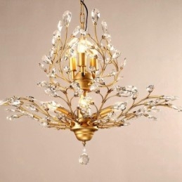 Lustre rustique à 8 lumières