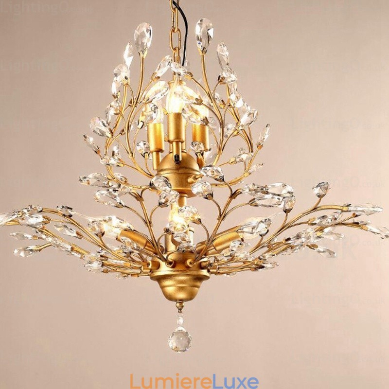 Lustre rustique à 8 lumières