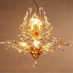 Lustre rustique à 8 lumières