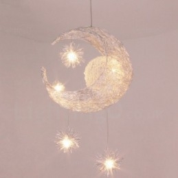 Suspension contemporaine moderne à 5 lumières