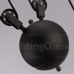 Suspension contemporaine moderne à 2 lumières avec abat-jour en verre