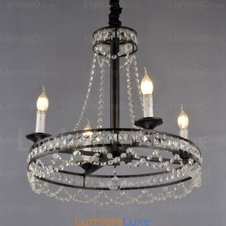 Suspension rustique à 4 lumières Suspension rustique à 4 lumières