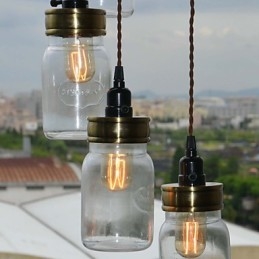 Le lustre bouteille de style country nord-américain