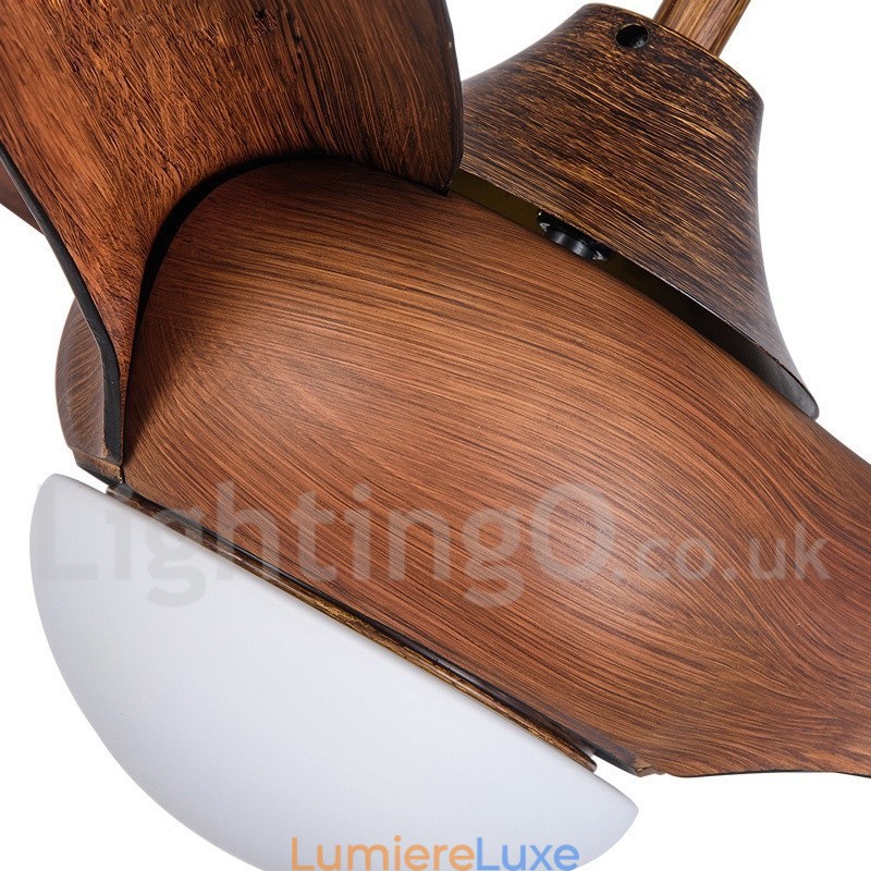 Ventilateur de plafond rustique de 52 pouces