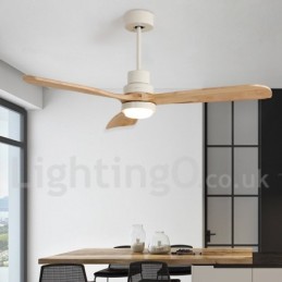 Ventilateur de plafond contemporain nordique moderne de 36 po, 42 po, 52 po