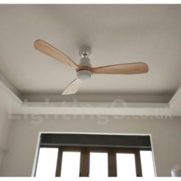 Ventilateur de plafond contemporain nordique moderne de 36 po, 42 po, 52 po