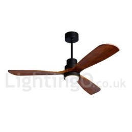 Ventilateur de plafond contemporain nordique moderne de 36 po, 42 po, 52 po