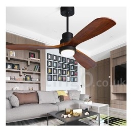 Ventilateur de plafond contemporain nordique moderne de 36 po, 42 po, 52 po