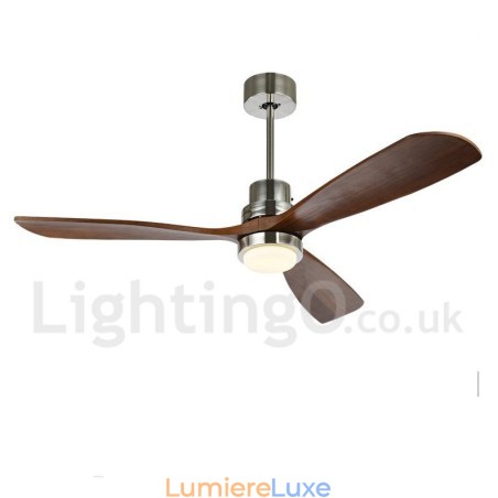 Ventilateur de plafond contemporain nordique moderne de 36 po, 42 po, 52 po