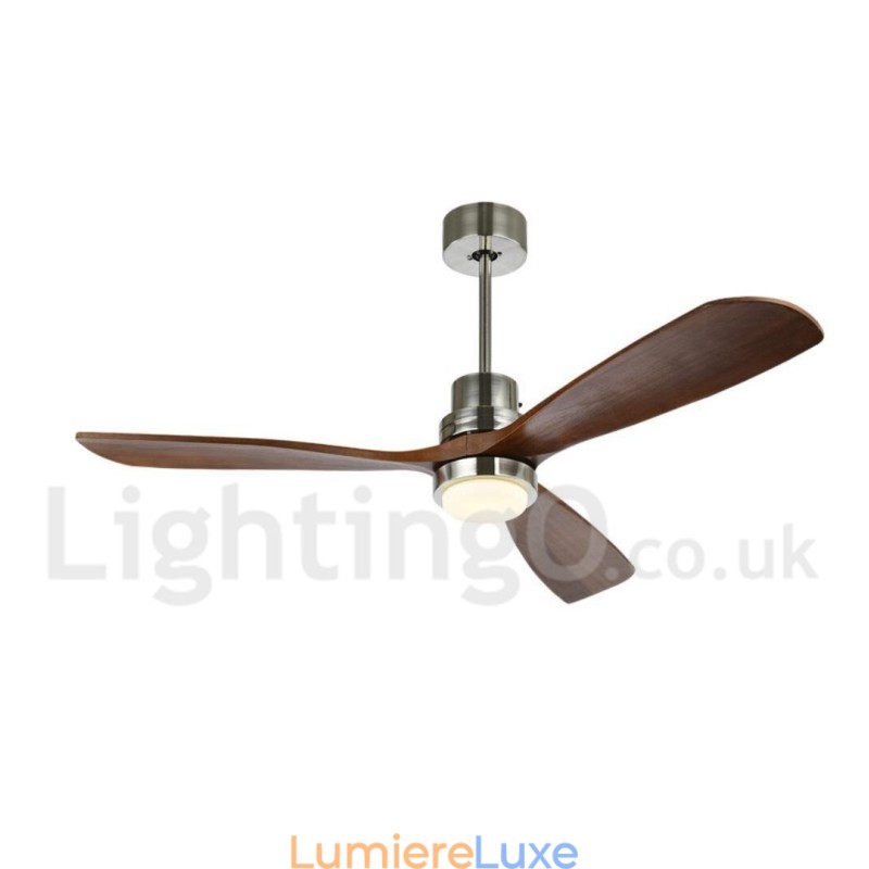 Ventilateur de plafond contemporain nordique moderne de 36 po, 42 po, 52 po