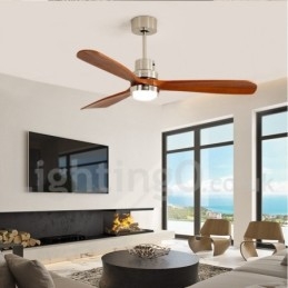 Ventilateur de plafond contemporain nordique moderne de 36 po, 42 po, 52 po