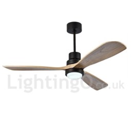 Ventilateur de plafond contemporain moderne nordique 42" 52"