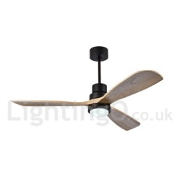 Ventilateur de plafond contemporain moderne nordique 42" 52"