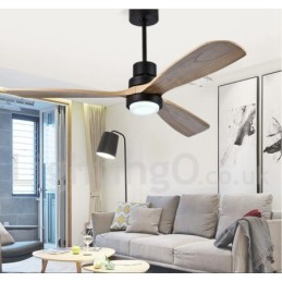 Ventilateur de plafond contemporain moderne nordique 42" 52"