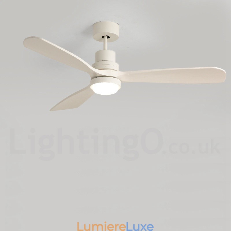 Ventilateur de plafond contemporain nordique moderne de 36 po, 42 po, 52 po