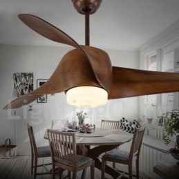 Ventilateur de plafond de style européen moderne et contemporain de 52 pouces