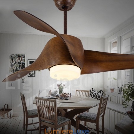 Ventilateur de plafond de style européen moderne et contemporain de 52 pouces Ventilateur de plafond de style européen moderne et contemporain de 52 pouces