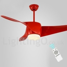 Ventilateur de plafond de style européen moderne et contemporain de 52 pouces