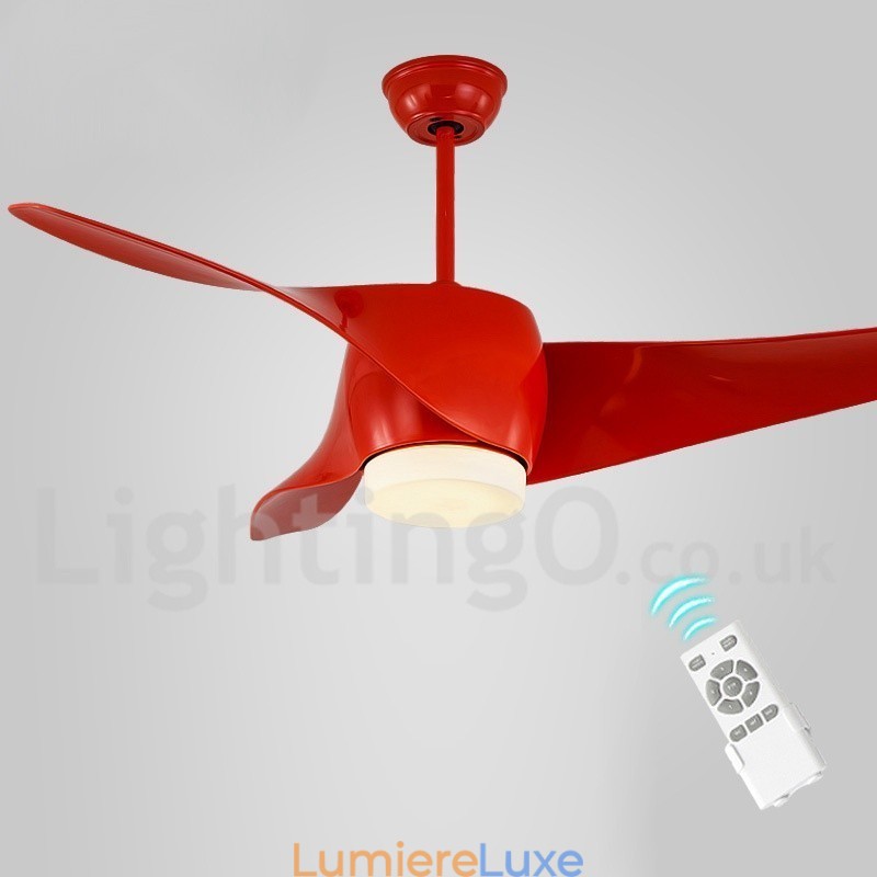 Ventilateur de plafond de style européen moderne et contemporain de 52 pouces