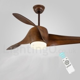 Ventilateur de plafond de style européen moderne et contemporain de 52 pouces