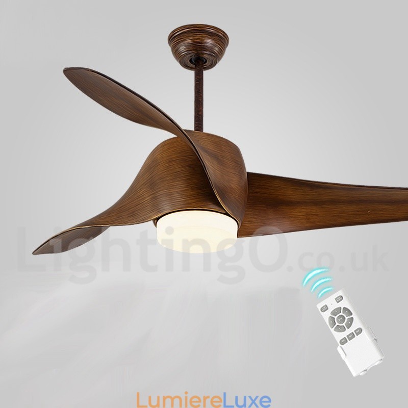 Ventilateur de plafond de style européen moderne et contemporain de 52 pouces