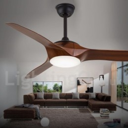Ventilateur de plafond de style européen moderne et contemporain de 52 pouces