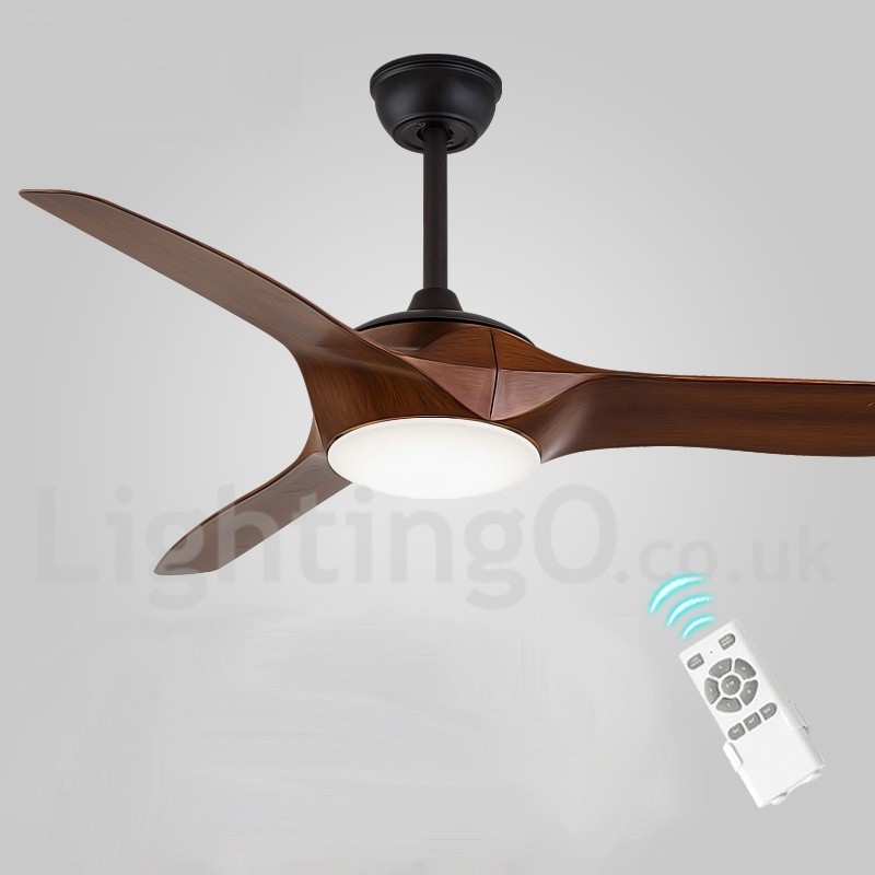 Ventilateur de plafond de style européen moderne et contemporain de 52 pouces