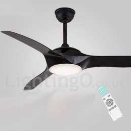 Ventilateur de plafond de style européen moderne et contemporain de 52 pouces