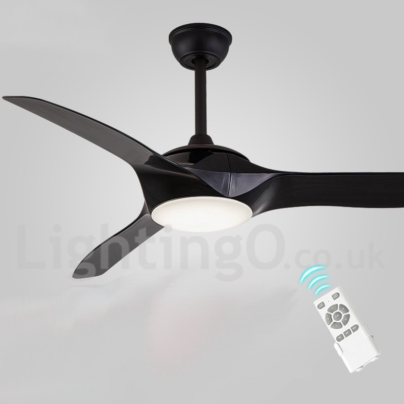Ventilateur de plafond de style européen moderne et contemporain de 52 pouces