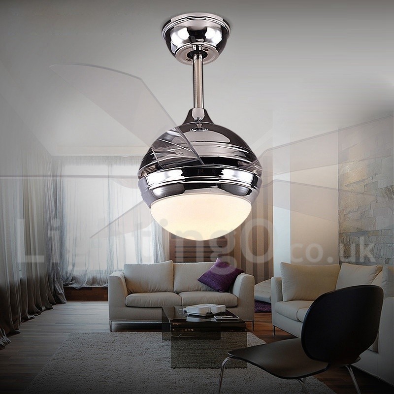 Ventilateur de plafond de style européen moderne et contemporain de 52 pouces