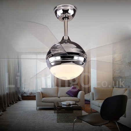 Ventilateur de plafond de style européen moderne et contemporain de 52 pouces