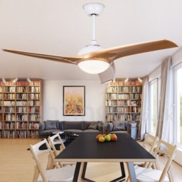Ventilateur de plafond de style européen moderne et contemporain de 52 pouces