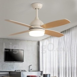 Ventilateur de plafond moderne et contemporain de style nordique de 42 po