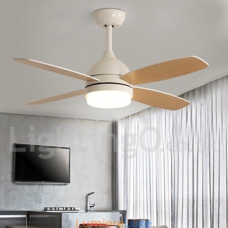 Ventilateur de plafond moderne et contemporain de style nordique de 42 po