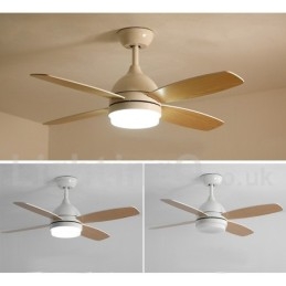 Ventilateur de plafond moderne et contemporain de style nordique de 42 po