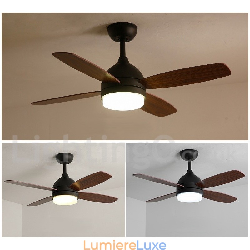 Ventilateur de plafond moderne et contemporain de style nordique de 42 po