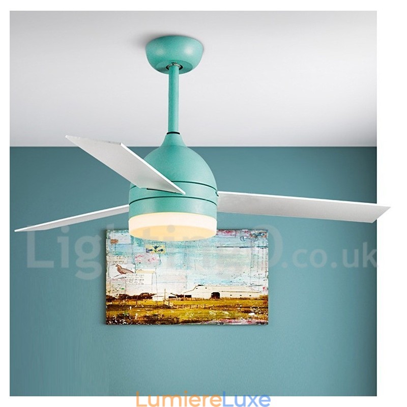 Ventilateur de plafond nordique vintage moderne et contemporain de 42" à 48"