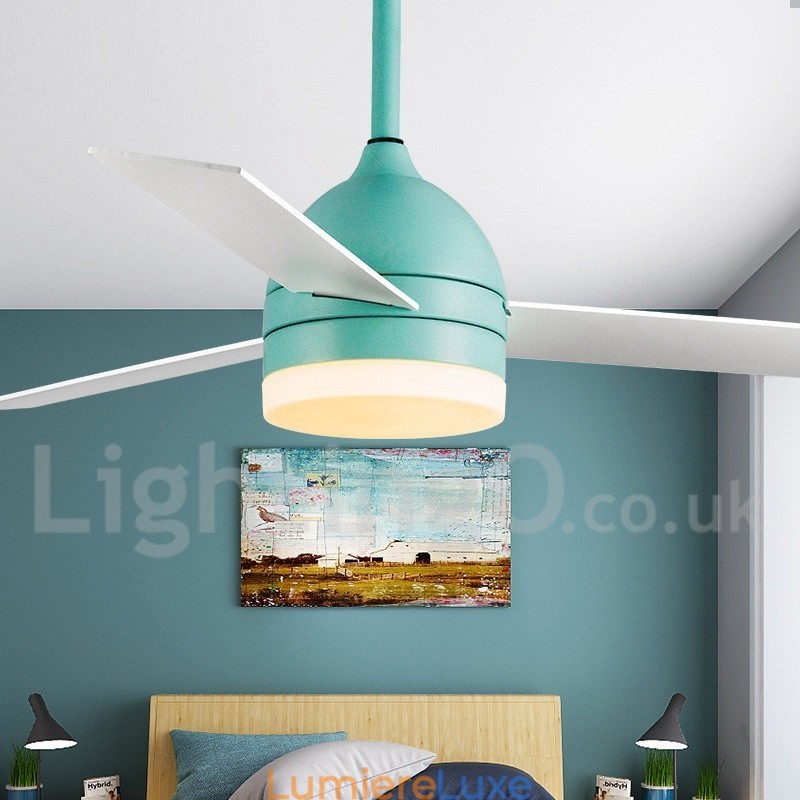 Ventilateur de plafond nordique vintage moderne et contemporain de 42" à 48"