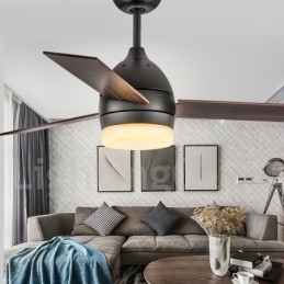 Ventilateur de plafond nordique vintage moderne et contemporain de 42" à 48"