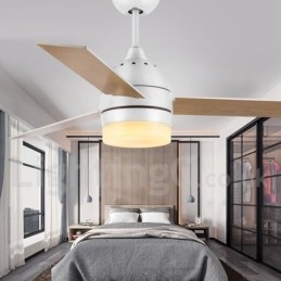 Ventilateur de plafond nordique vintage moderne et contemporain de 42" à 48"