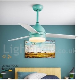 Ventilateur de plafond nordique vintage moderne et contemporain de 42" à 48"