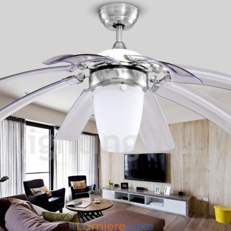 Ventilateur de plafond contemporain moderne de 42 pouces