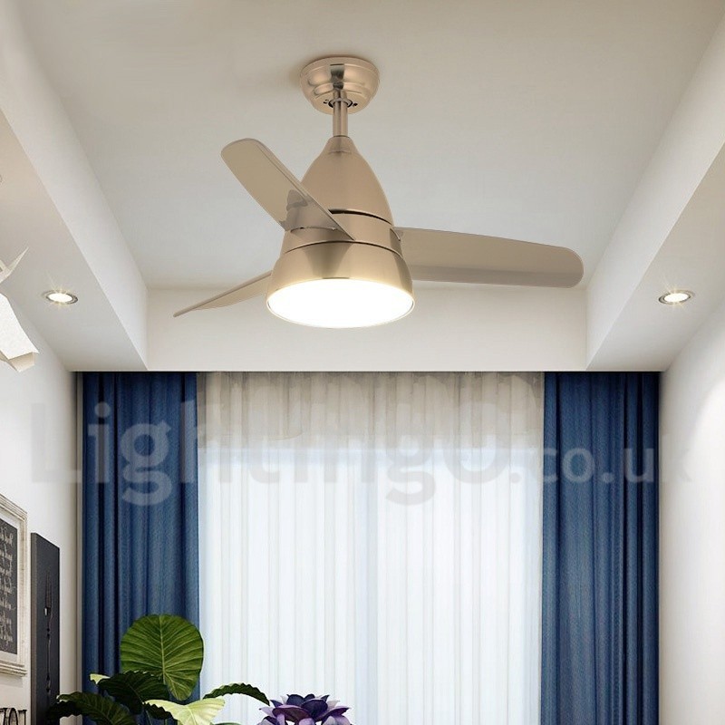 Ventilateur de plafond contemporain moderne de 26 pouces