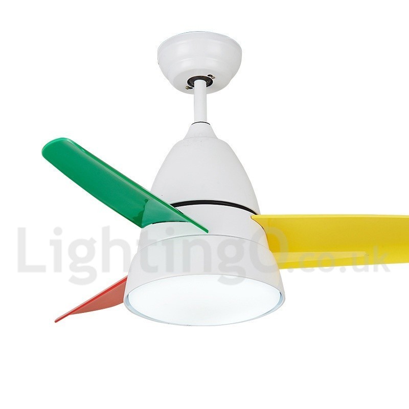 Ventilateur de plafond contemporain moderne de 26 pouces