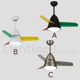 Ventilateur de plafond contemporain moderne de 26 pouces