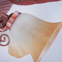 Ventilateur de plafond vintage de style rustique rétro de 48 pouces