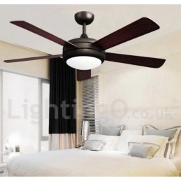 Ventilateur de plafond vintage de style européen de 52 pouces