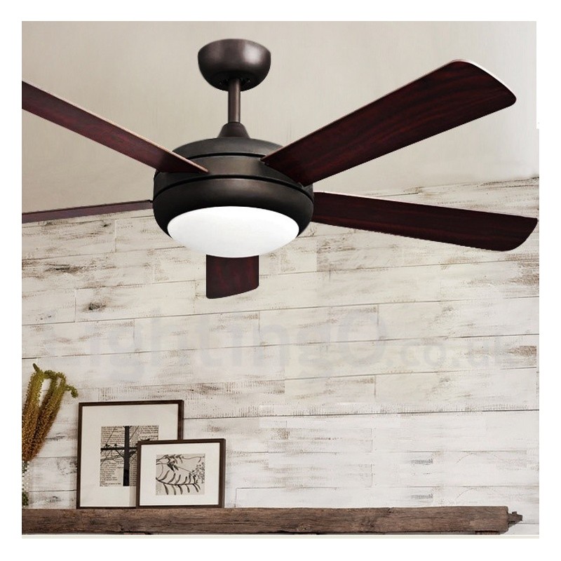 Ventilateur de plafond vintage de style européen de 52 pouces