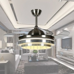 Ventilateur de plafond contemporain moderne de style européen de 36 pouces