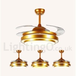 Ventilateur de plafond contemporain moderne de style européen de 36 pouces